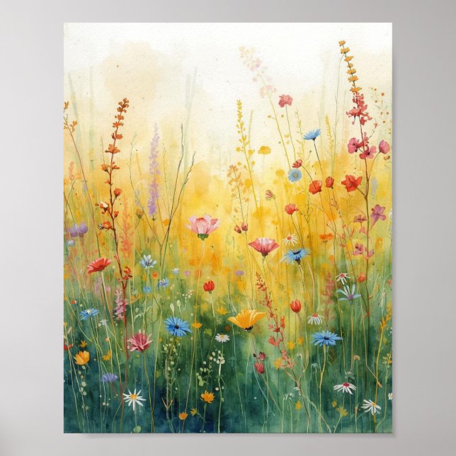 Vilda blommor poster (Framsidan)