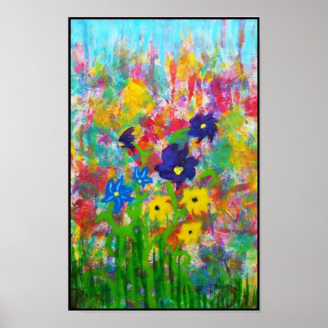 Vilda blommor poster (Framsidan)