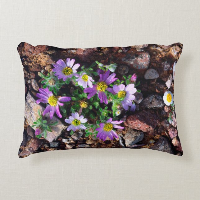 Vilda blommor prydnadskudde (Framsidan)