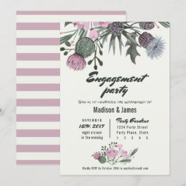 Vilda blommor | rosa | Bröllopsinbjudningar Inbjudningar