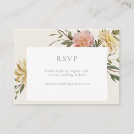 Vilda blommor svara via webbplats infoga tilläggskort