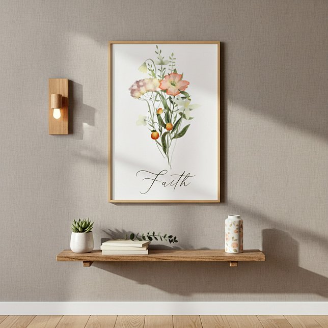 Vilda blommor tro poster (Skapare uppladdad)