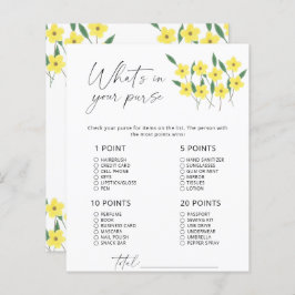 Vilda blommor Vad har du i din handväska spel