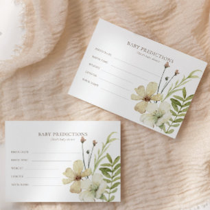 Vilda Botaniska Baby Shower Gissningar Spel