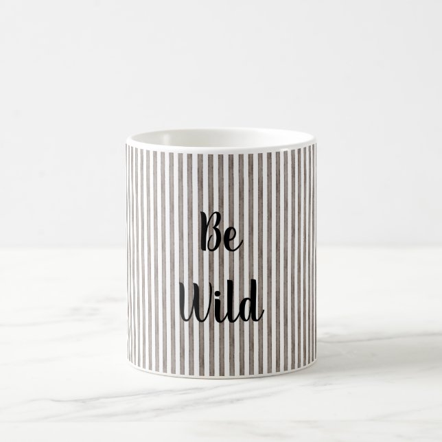Vilda Bruna Ränder Magisk Mugg (Center)