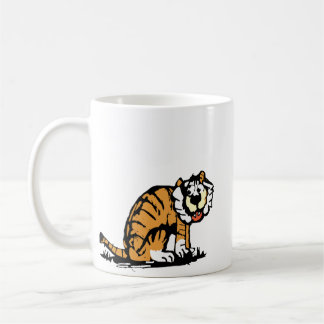 Vilda Cartoon Tiger Kaffemugg