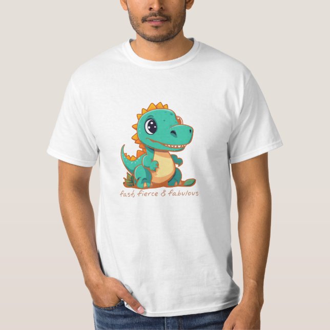 Vilda dinosaurier t shirt (Framsida)