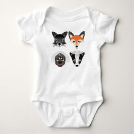 Vilda djur - Baby Jersey Bodydräkt Tee Shirt