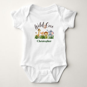 Vilda djur Bebis Djur Babykläder 1-årspresent T Shirt