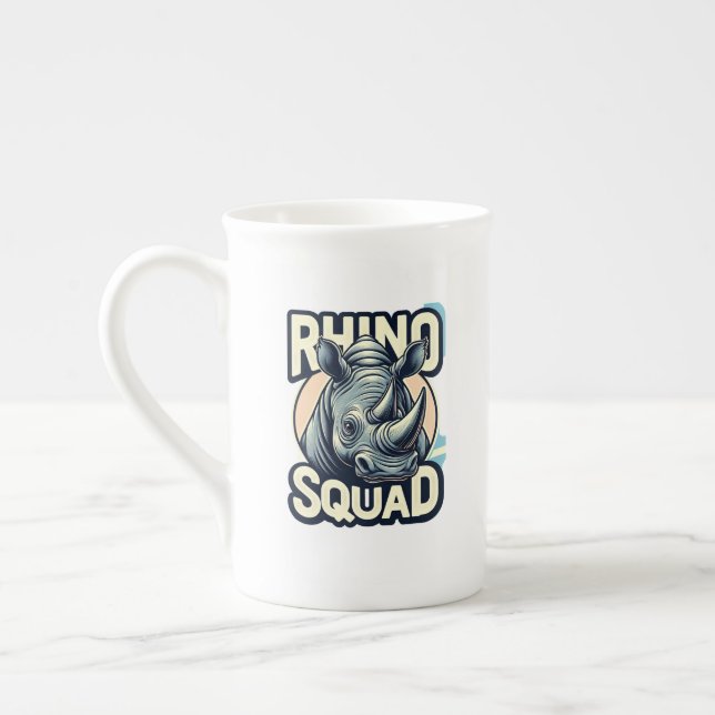Vilda djur benporslin mugg (Vänster)