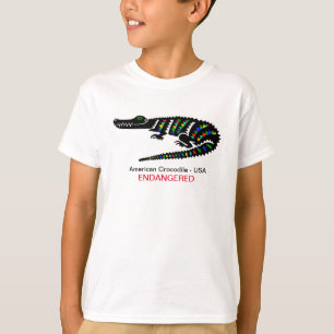 Vilda djur - Crokodile - USA - Wildlife T Shirt