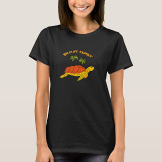 Vilda djur expert Sköldpadda djurpark Djur Djurpar T Shirt