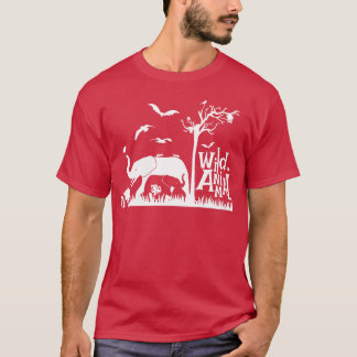 Vilda djur familj t shirt
