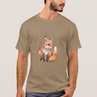 Vilda djur fans söta Vulpes djur älskare vänner T Shirt