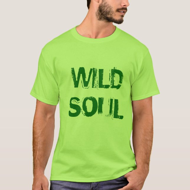 Vilda djur gömt i Surreal Jungle Tee (Framsida)
