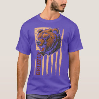 Vilda djur Grizzlybjörn Vintersömn vänner T Shirt