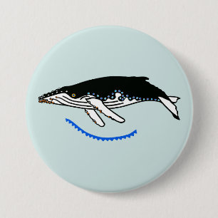 Vilda djur - Humpback WHALE Wildlife - Aqua Knapp