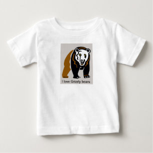 Vilda djur - I kärlek GRIZZLY BEARS - Wildlife T Shirt