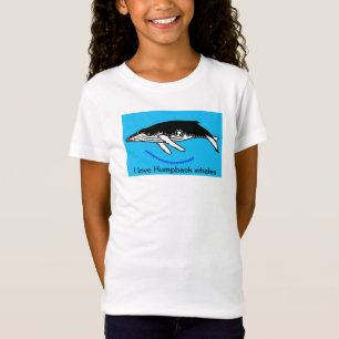 Vilda djur - I kärlek Humpback WHALES - Oceans T Shirt