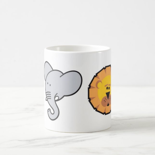 Vilda djur kaffemugg (Center)
