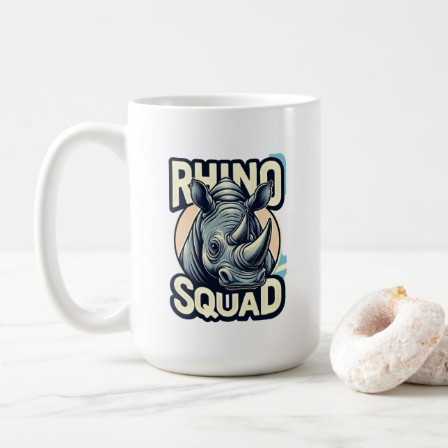 Vilda djur kaffemugg (Med munk)