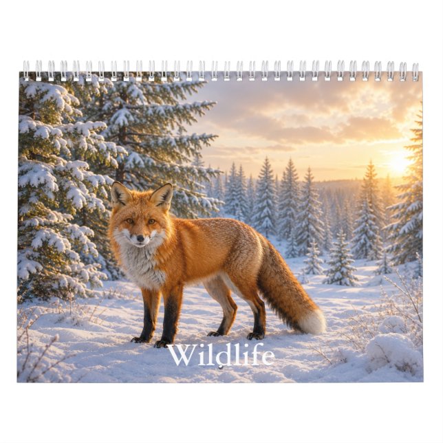 Vilda djur-kalender  kalender (Omslag)