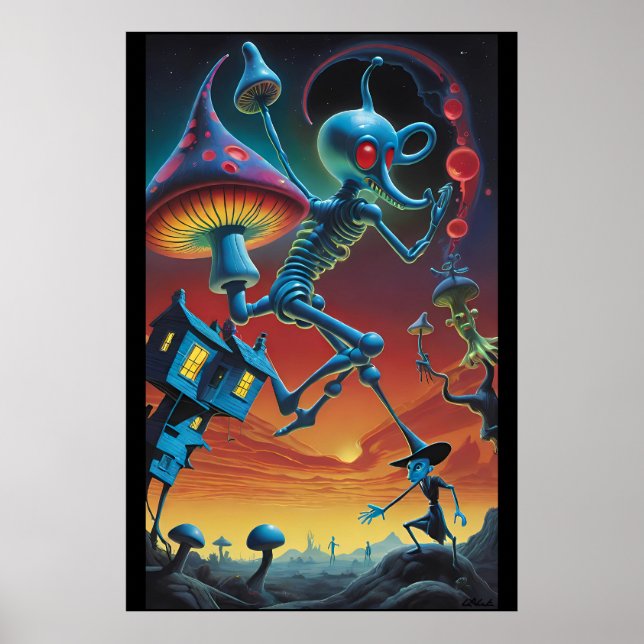 Vilda djur - Ken Gage Art Poster (Framsidan)