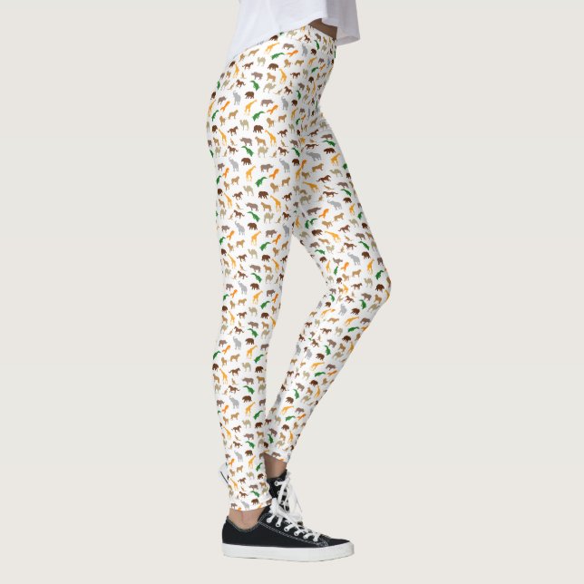 Vilda djur mönster leggings (Höger)