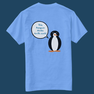 Vilda djur Pingvin Medvetenhet Arv Present T Shirt