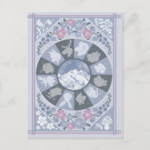 Vilda djur profil vykort