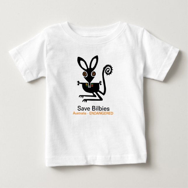 Vilda djur - Spara BILBIES - Farligt djur - T Shirt (Framsida)