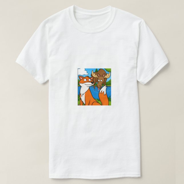 vilda djur  t shirt (Design framsida)