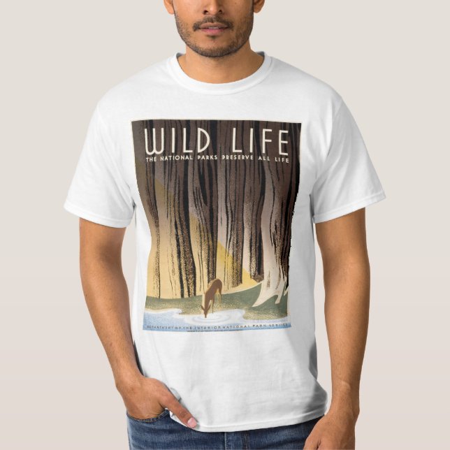 Vilda djur t-shirt (Framsida)