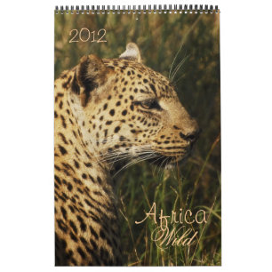 Vilda djurafrikasafari 2012 kalender