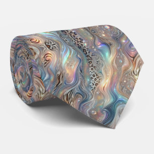 Vilda djurtryck Opal prickig slips