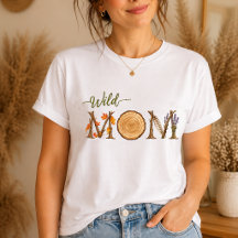Vilda ettans mammas t-shirt för kvinnor