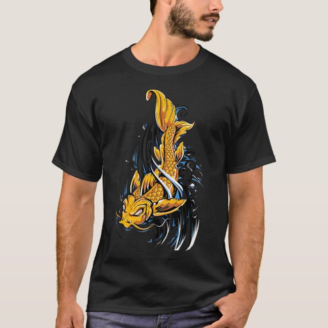 Vilda fiskar i havet t shirt (Framsida)
