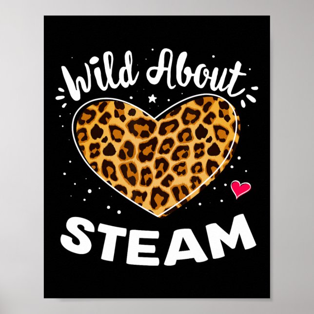 Vilda för ång Leopard Squad Stem Byck Till Skolan Poster (Framsidan)