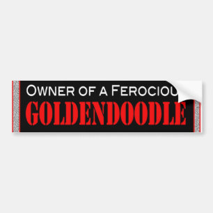 Vilda Goldendoodle Bildekal