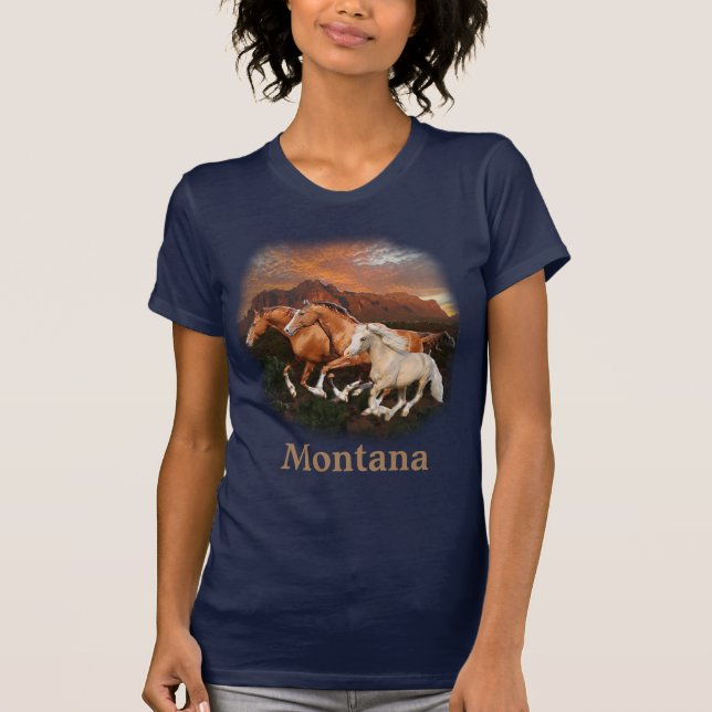 Vilda Hästar T-Shirt (Framsida)