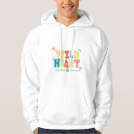 Vilda hjärta hoodie