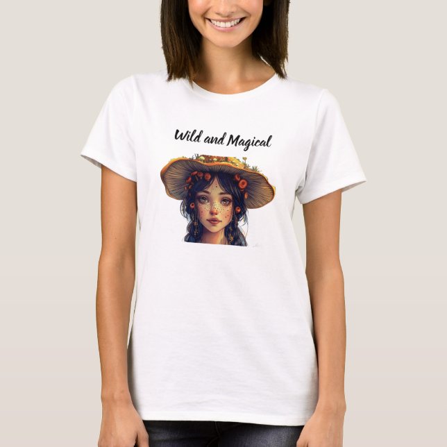 Vilda och Magiska Kvinnors T-Shirt (Framsida)