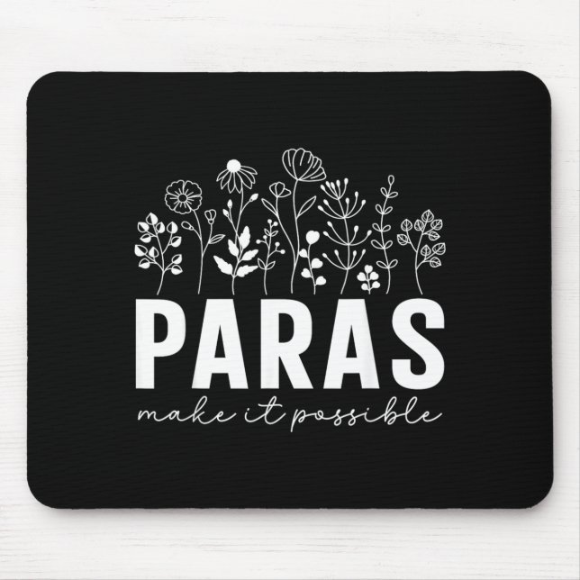 Vilda Paras Gör Paraprofessionell Möjlig Musmatta (Framsidan)