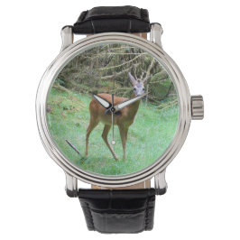Vilda rådjursbockar – Elegant skogsdjur Armbandsur