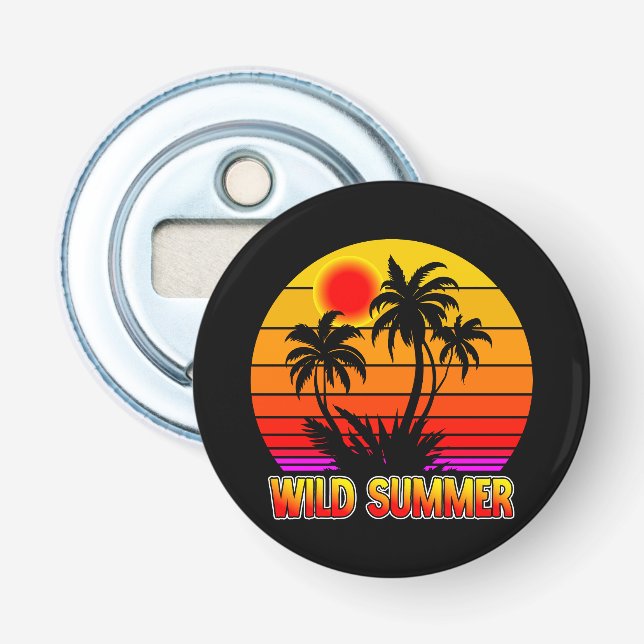 Vilda Retro Sommarstämningar med Palmer Design Flasköppnare (Framsidan)