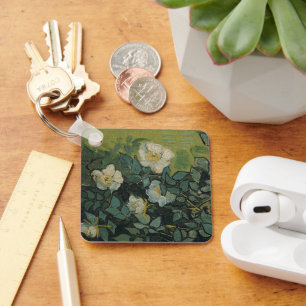 Vilda rosor av Vincent van Gogh Nyckelring