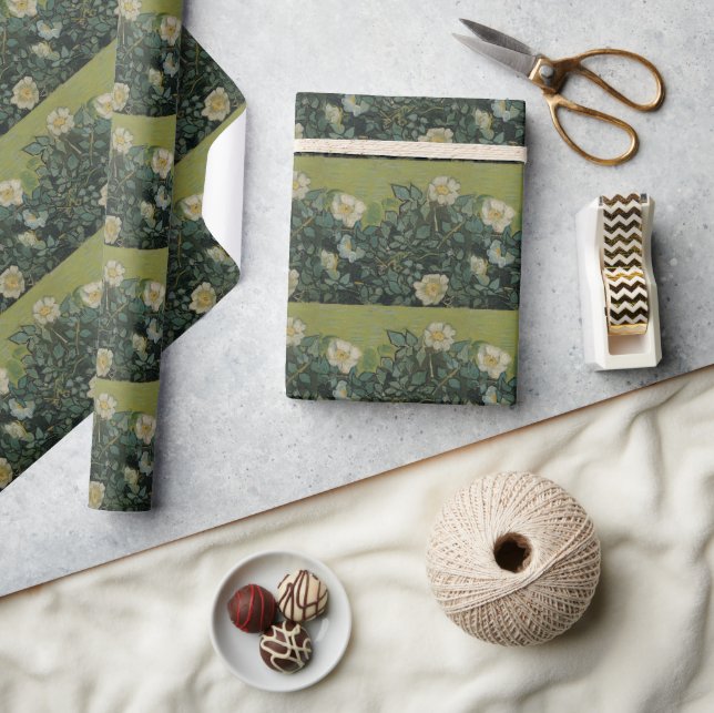 Vilda rosor av Vincent van Gogh Presentpapper (Hantverk)