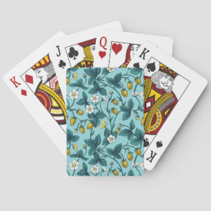 Vilda rosor och fjärilar /rosa/ blekgrön/gul casinokort