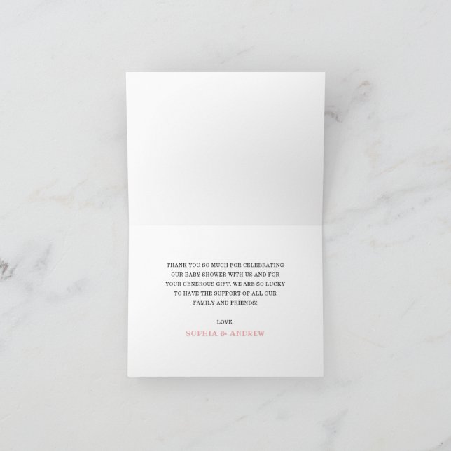 Vilda Safari Djur Djungel Födelsedags Tackkort (Inuti)