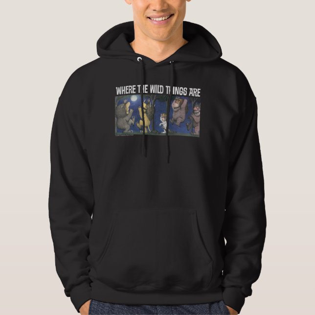 Vilda saker och Max som dansar i månsken Hoodie (Framsida)